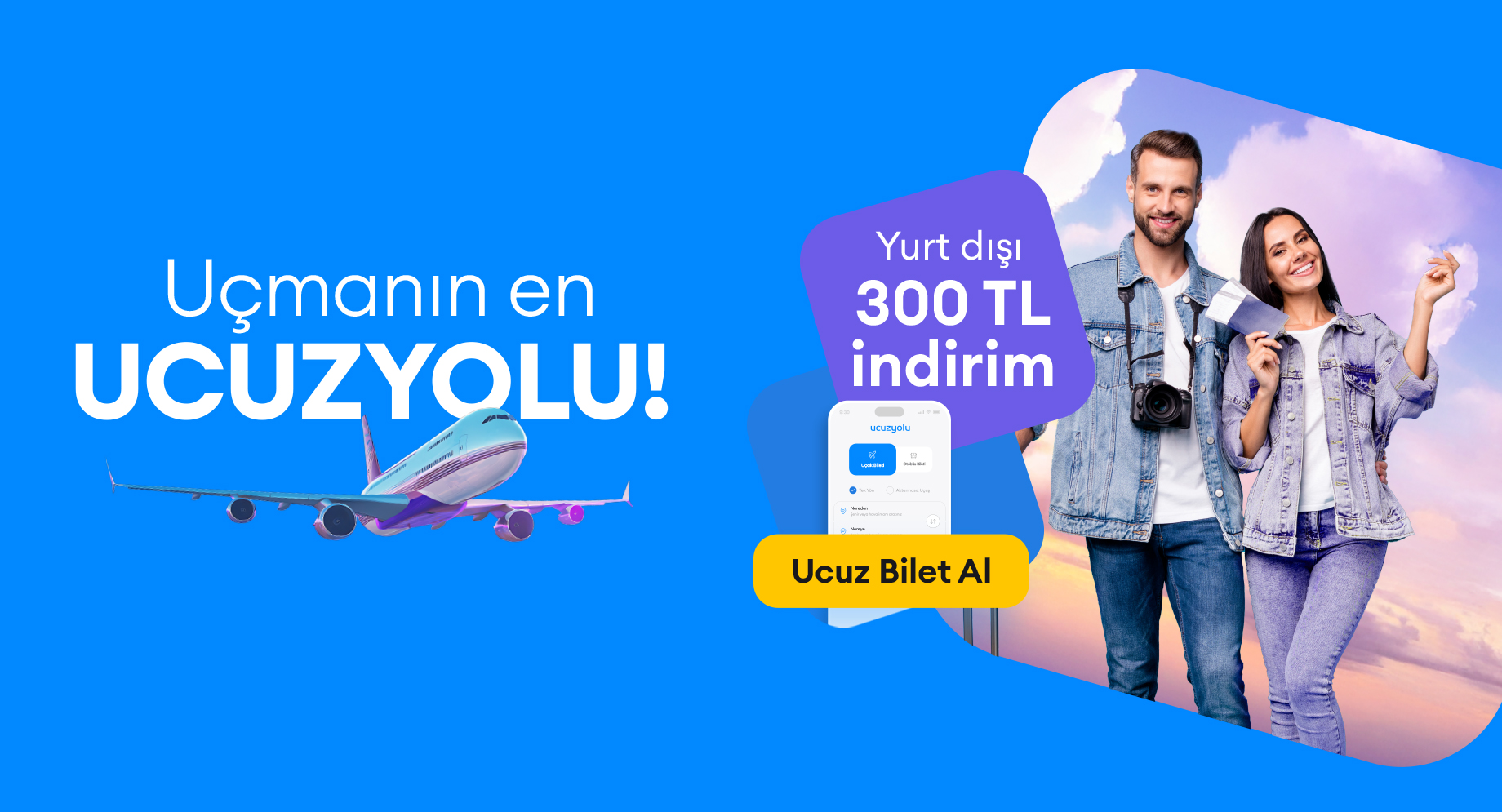  Dünyayı Keşfetmeye Hazır Mısınız? Yurtdışı Uçuşlarda 300 TL İndirim! 